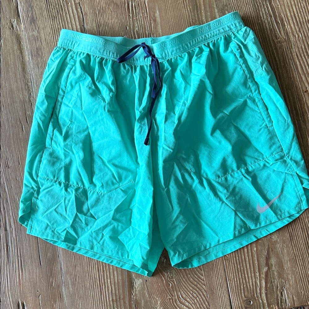 Nike Running Dri fit Turquoise Athletic Shorts